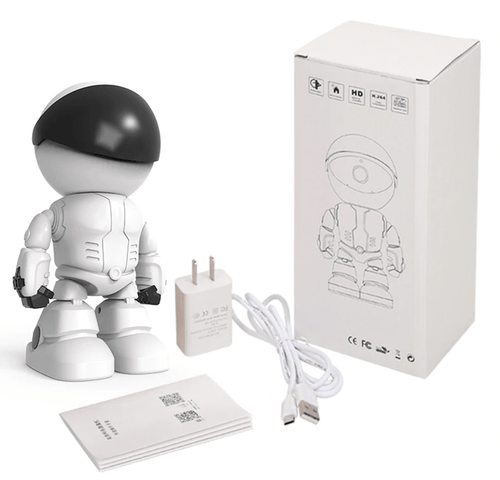 355° Robot Security WiFi Camera - WHITE - NUTECH SOLUTIONS