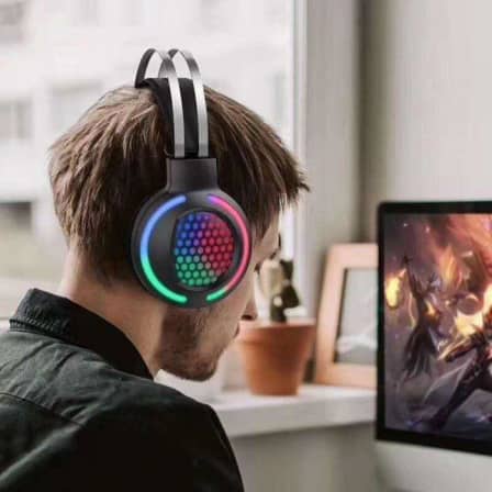 LED Ambient Light Gaming Headphones - NUTECH SOLUTIONS