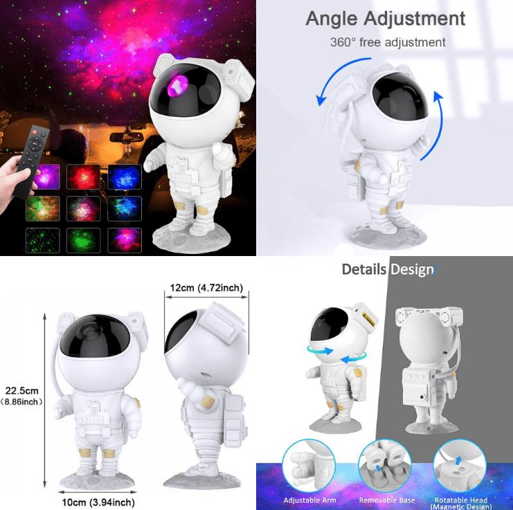 Astronaut Galaxy Projector Night Light - NUTECH SOLUTIONS