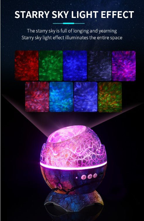 LED Dinosaur Egg Star Sky Night Light Projector - Thanos Blue - NUTECH SOLUTIONS