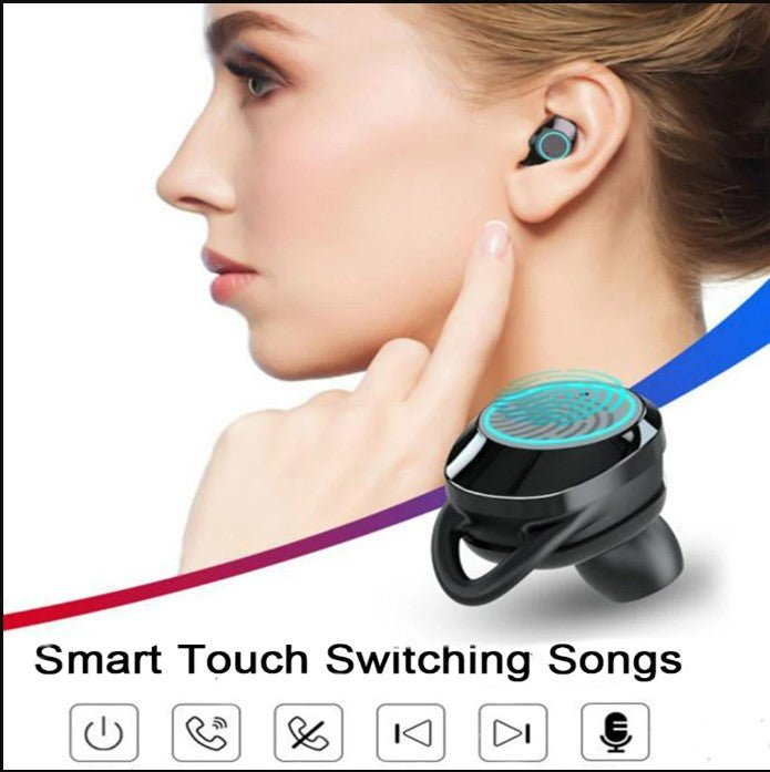 TWS G02 Bluetooth Earphones V5.0 9D Stereo Music - NUTECH SOLUTIONS
