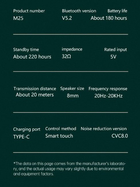 M25 Wireless Binaural TWS 5.2 Power Bank Bluetooth Gaming Headset New Style - NUTECH SOLUTIONS