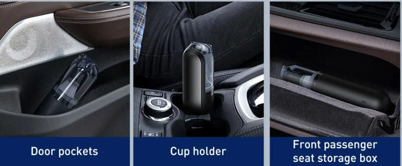 Baseus A1 Car Vacuum Cleaner 4000Pa Wireless Vacuum For Car Home Cleaning - White - NUTECH SOLUTIONS