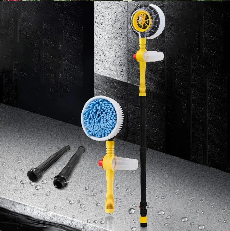Long Handle Automatic Foaming Water Power Car Wash Brush Chenille Microfiber Car Wash Mop - NUTECH SOLUTIONS