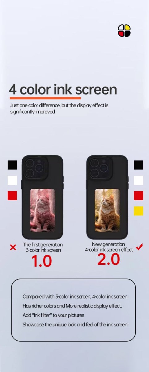 iPhone Protective Case Screen casting phone case with ink screen DIY pattern - Gray - NUTECH SOLUTIONS