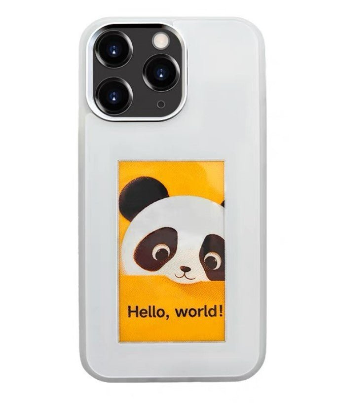 iPhone Protective Case Screen casting phone case with ink screen DIY pattern - White - NUTECH SOLUTIONS
