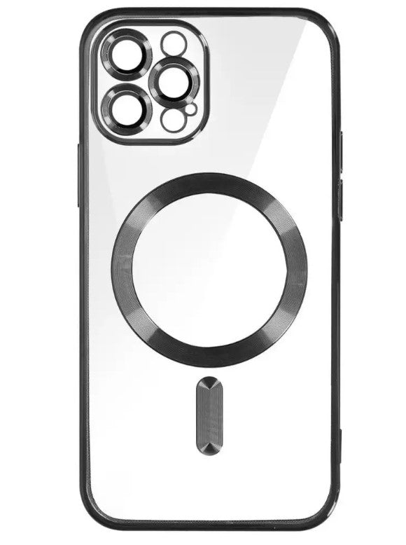 Clear Silicone - MagSafe Protective Cover for Apple iPhone 15 Pro Max - Grey - NUTECH SOLUTIONS