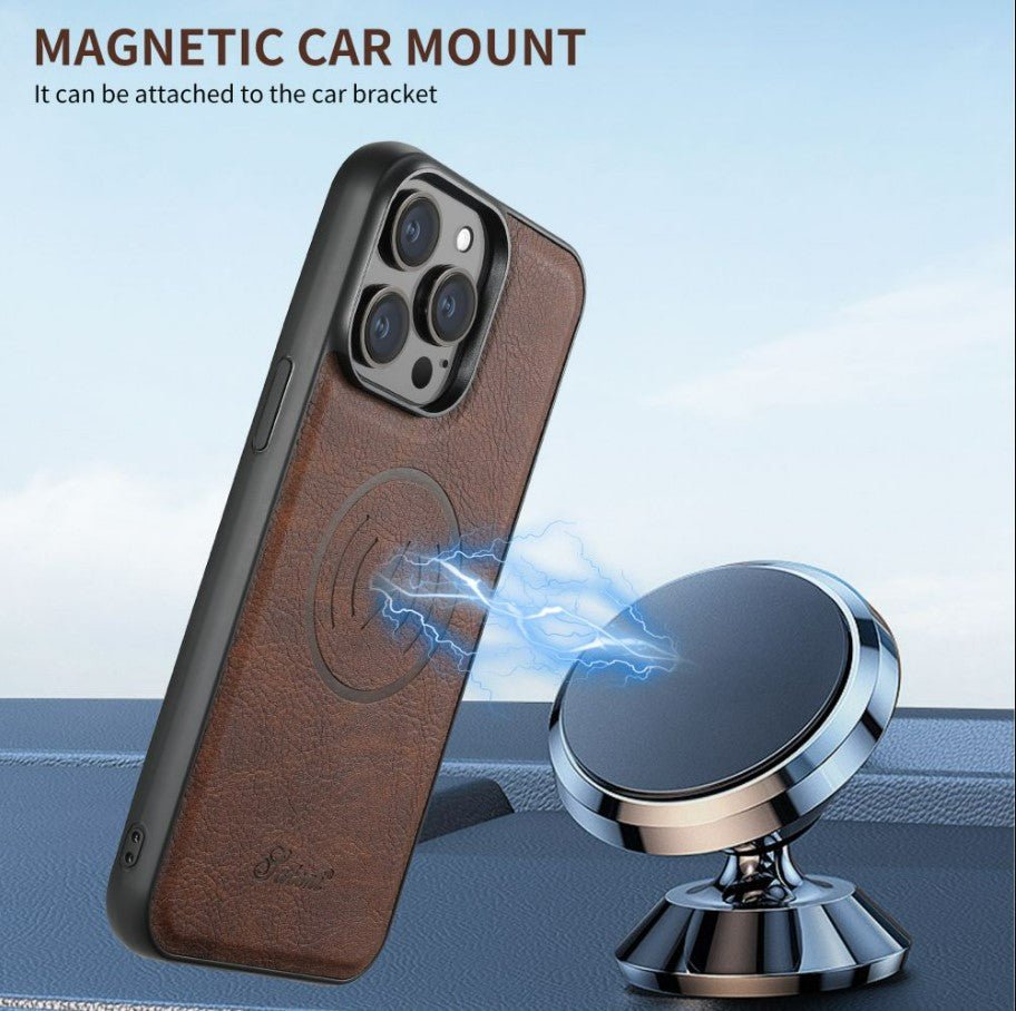iPhone case Anti drop 2-in-1 card insertion case protective cover - Black - NUTECH SOLUTIONS