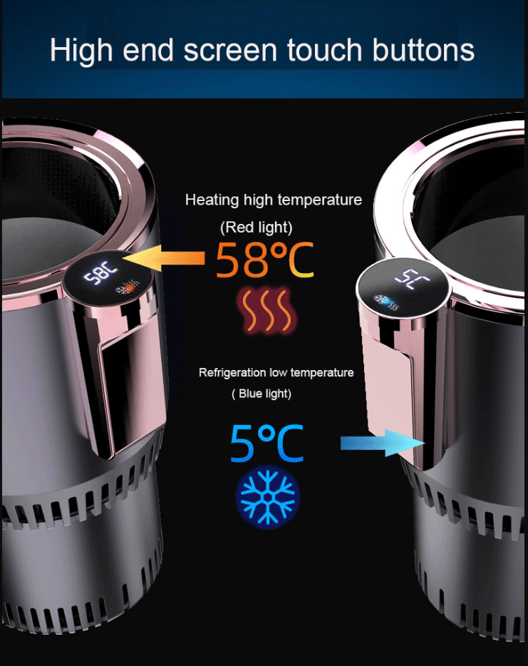 Car mounted cold and hot cup - NUTECH SOLUTIONS