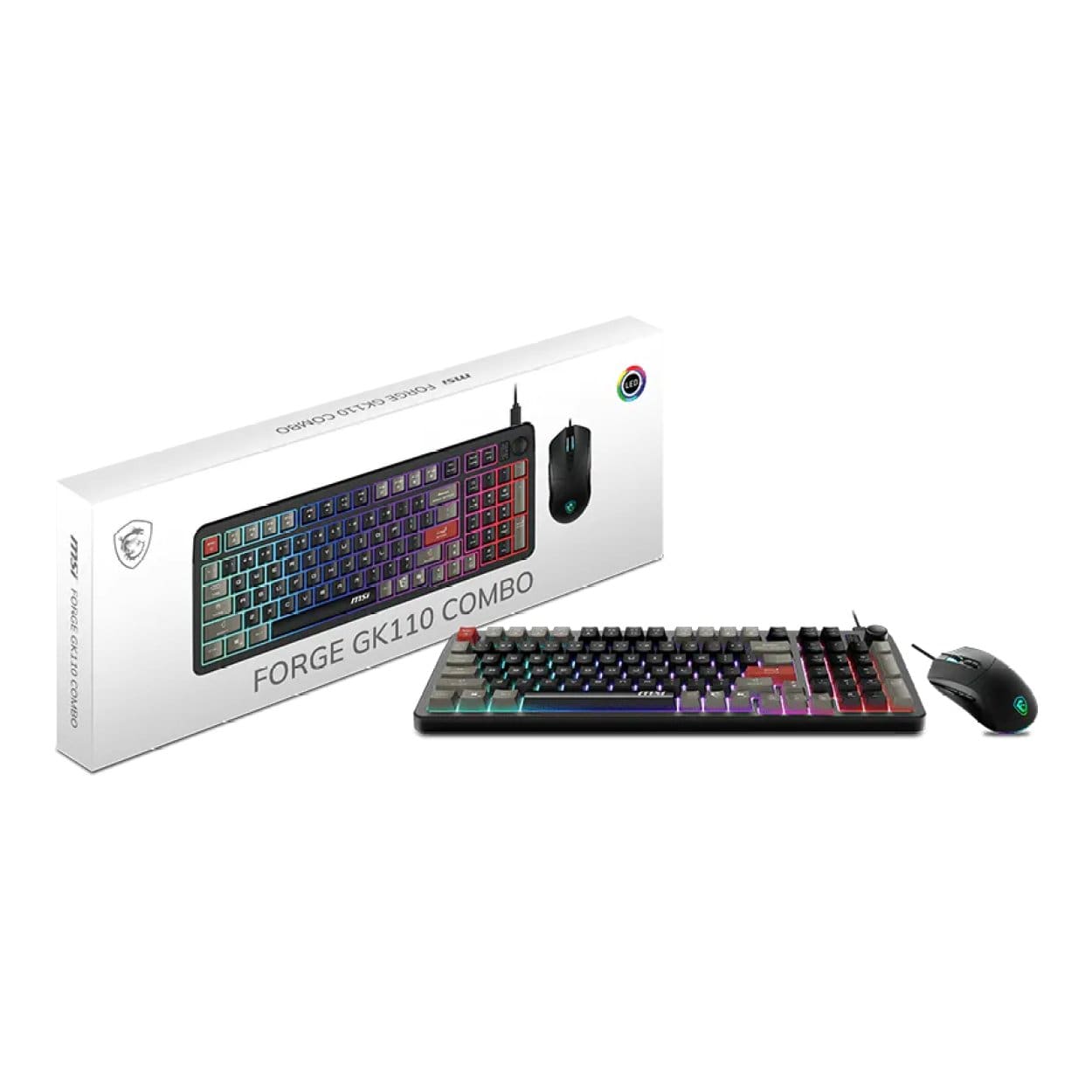Forge GK110 Wired Keyboard & Mouse Combo