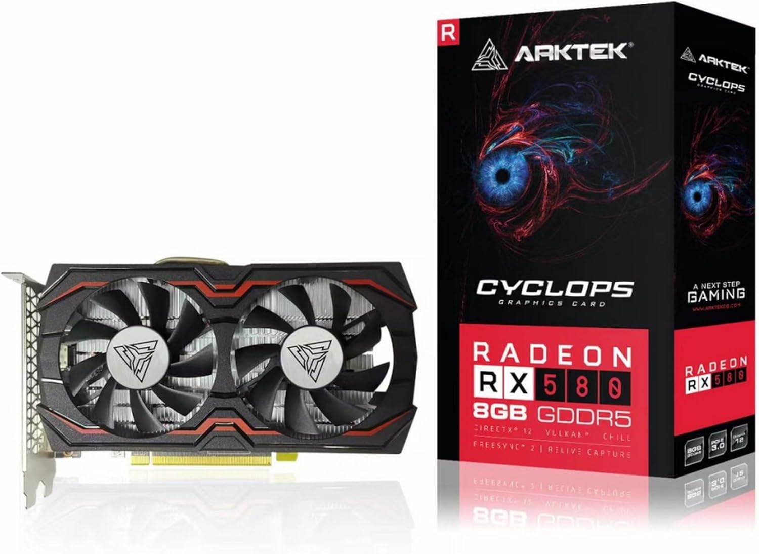 Radeon RX 580 Cyclops 8G V4 8GB GDDR5 256-Bit PCIe 3.0 Graphics Card